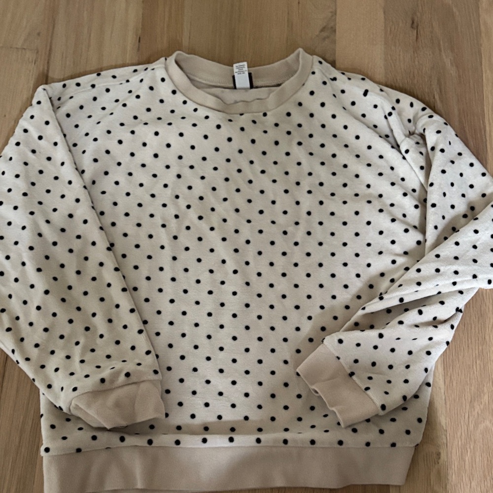Polka Dot Sweatshirt